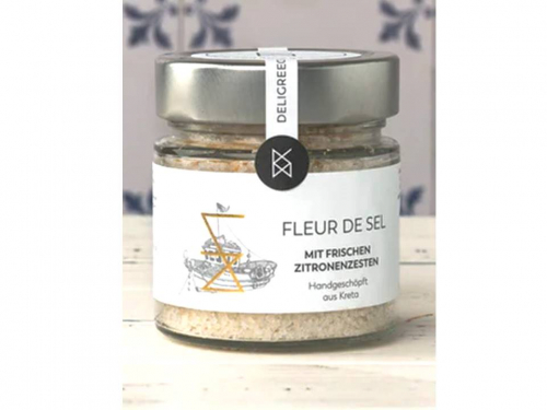 Fleur de Sel - Handgeschöpft mit Zitronenzesten