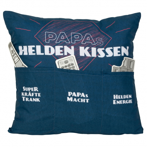 Geschenkekissen - Papas Heldenkissen
