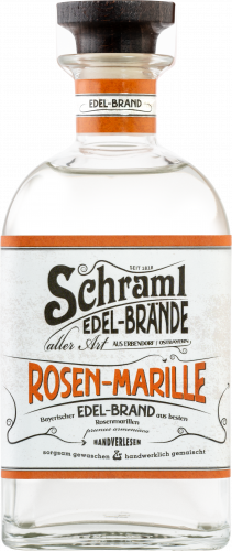 Schraml Rosen-Marille  Edel-Brand - Aus besten vollreifen Wachauer Rosenmarillen.