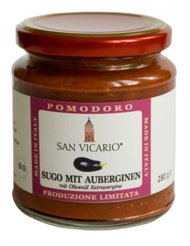 Sugo mit Auberginen