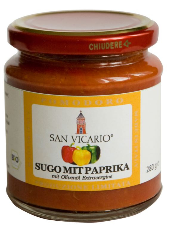 Sugo Tomatensauce mit Paprika Italien Frisch - Delicado - Weinhandel ...