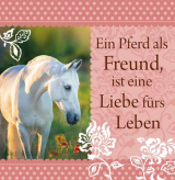 Romantisches Geschirrtuch: Ein Pferd als Freund...