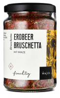 Erdbeer Bruschetta - mit Minze