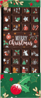 Tafel Adventskalender Klassisch Zartbitter