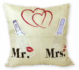 Sofahelden - Geschenkekissen- Mr. & Mrs.