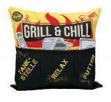 Outdor Grill & Chill Kissen mit Taschen