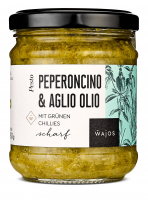 Peperoncino & Aglio Olio - mit grünen Chillis