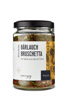 Bärlauch Bruschetta - Mit Bärlauchblättern